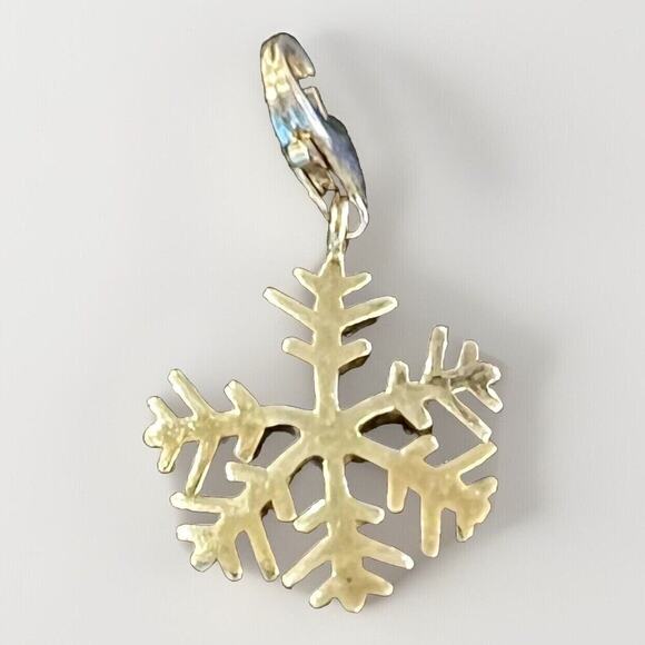Thomas Sabo Sterling Silver Snow Crystal Charm - 925 SNOWFLAKE Lobster Catch - Picture 1 of 7